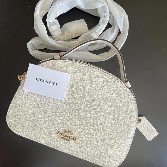 NWOT Coach satchel Off white Crossbody - Picture 1 of 8